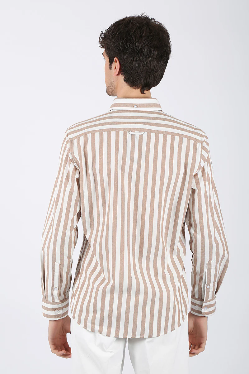 Camisa Rayas Tostado - Image 3