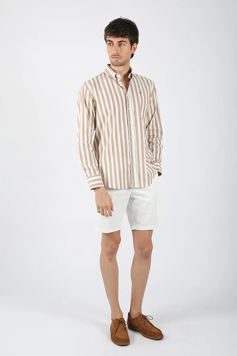 Camisa Rayas Tostado - Image 4