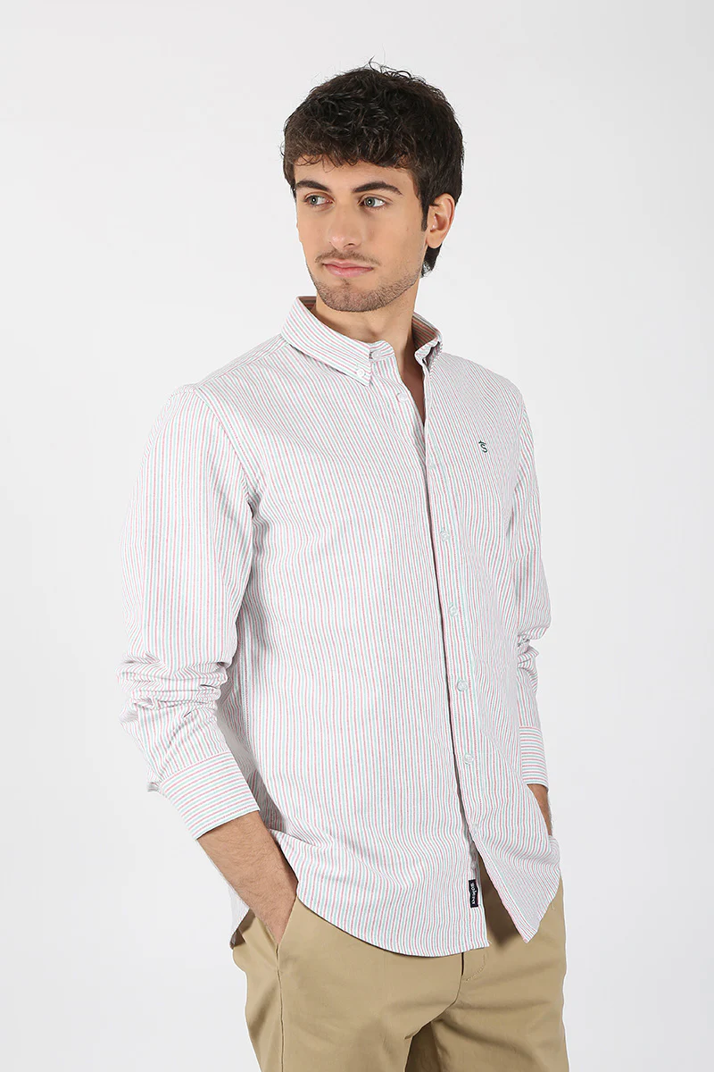 Camisa Rayas Verde y Rojo - Image 5
