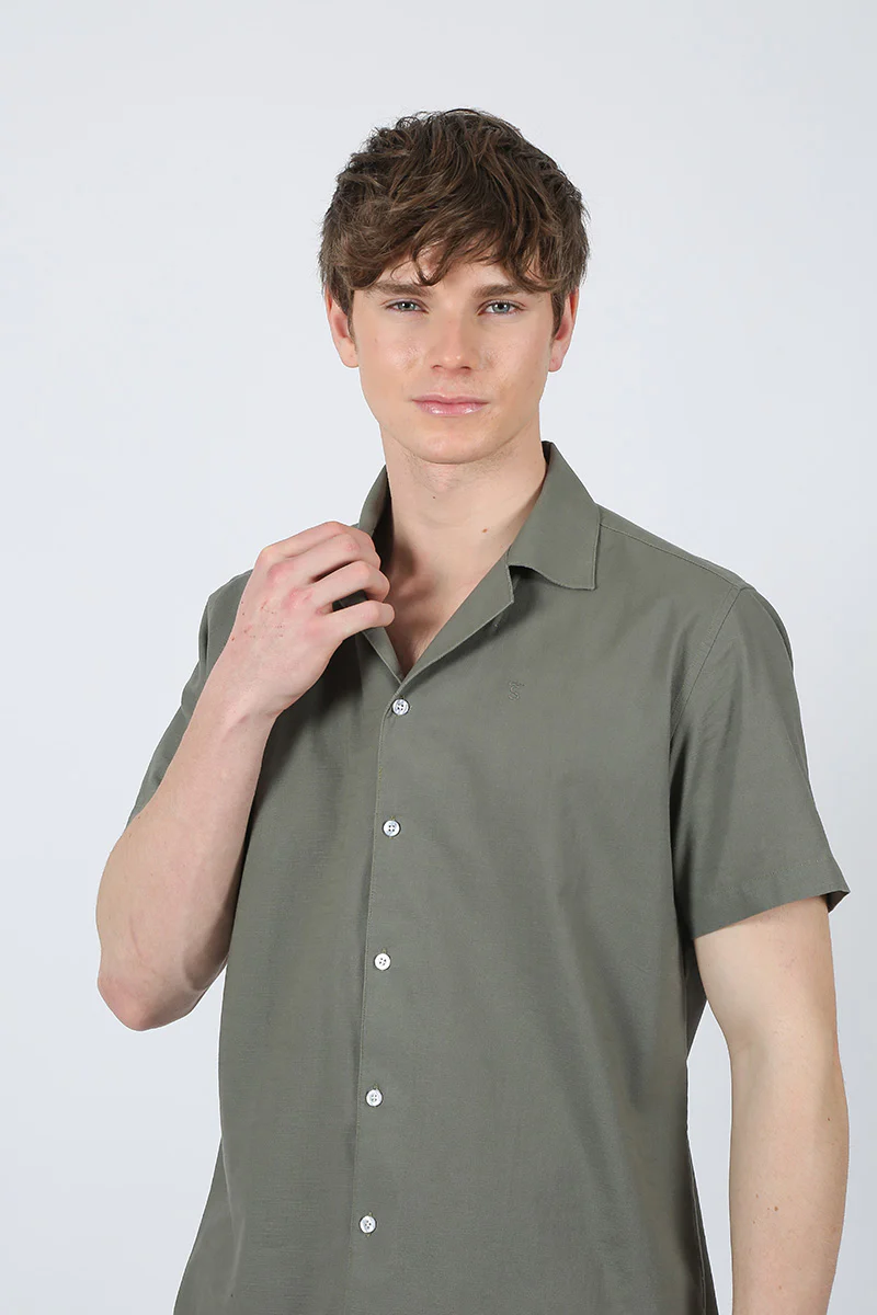 Camisa Lino Verde - Image 3