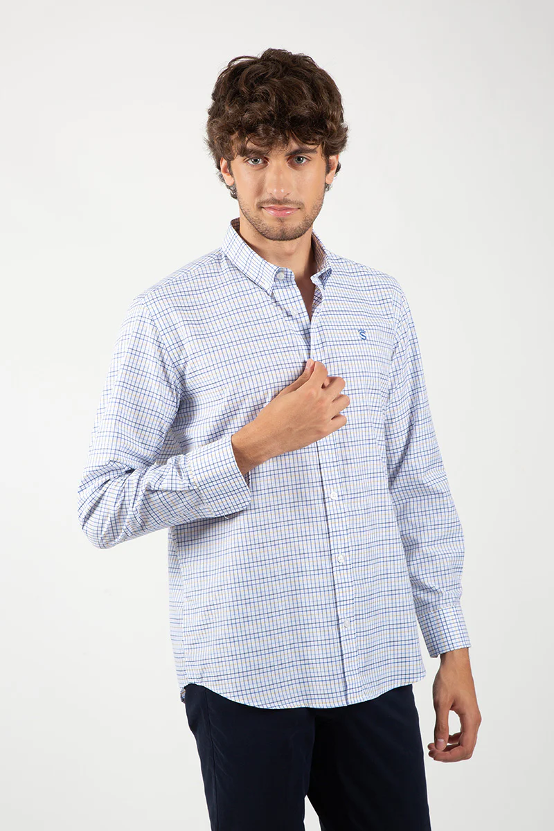Camisa Cuadros Verdes y Azules - Image 4