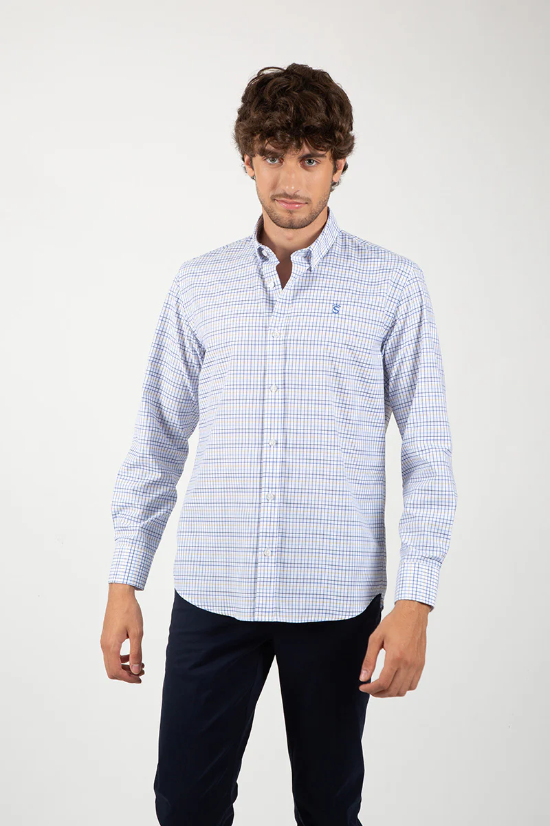 Camisa Cuadros Verdes y Azules - Image 5