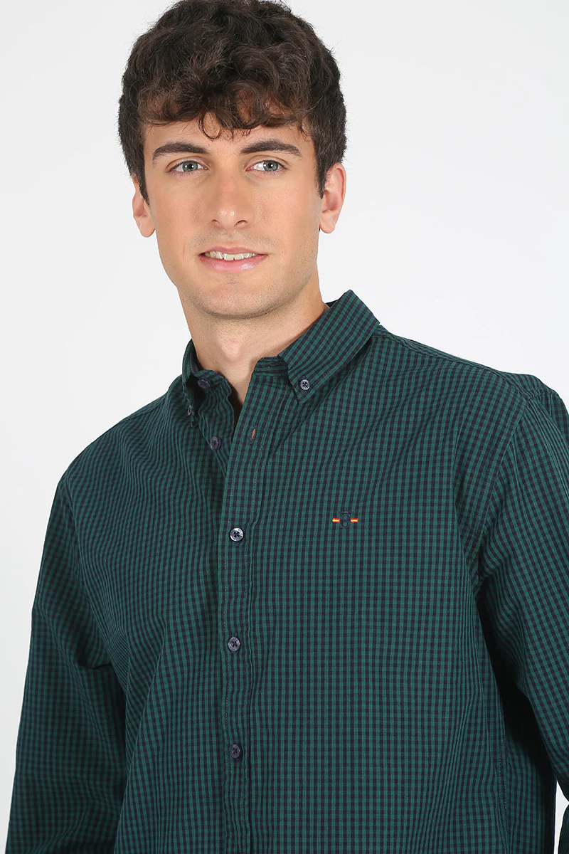 Camisa Verde Botella - Image 2