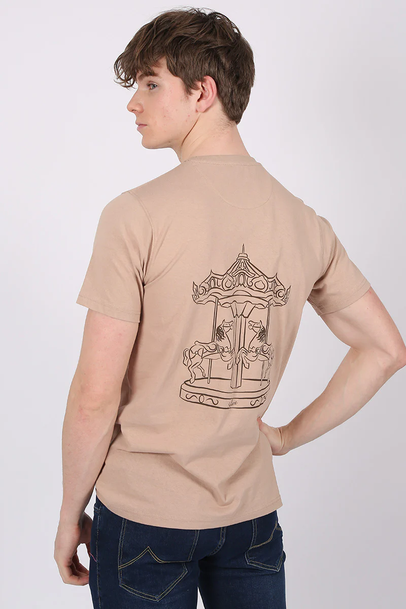 Camiseta Carrusel Beige