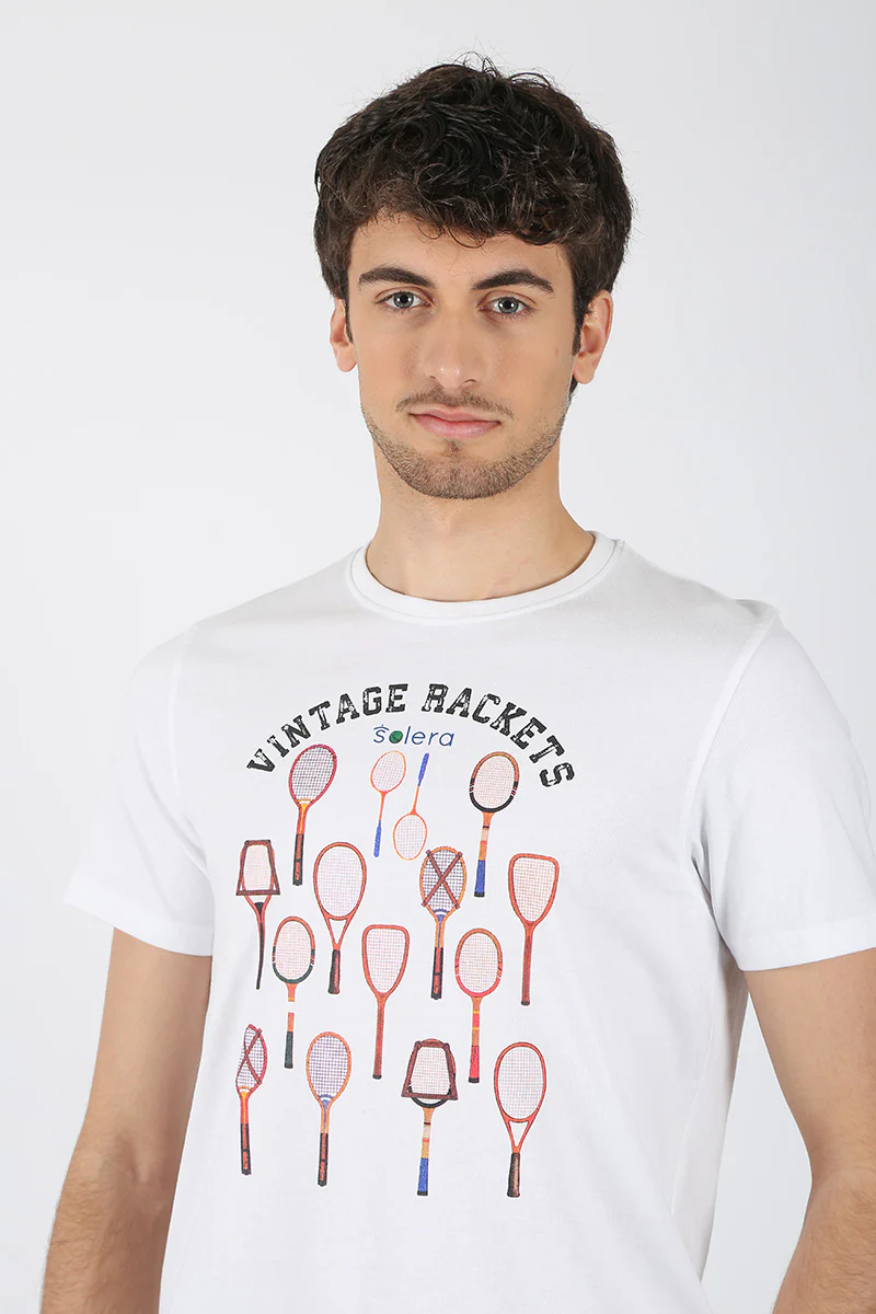 Camiseta Blanco raquetas - Image 4