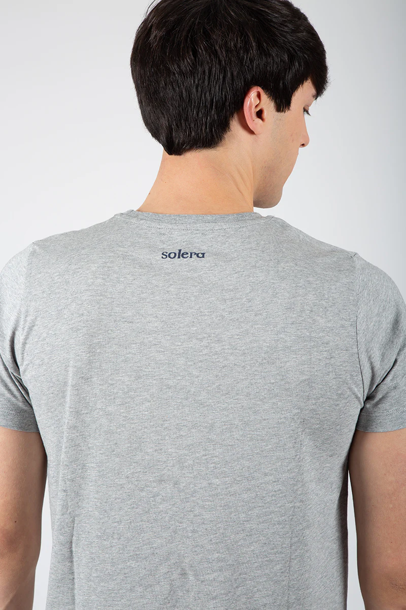 Camiseta gris melange - Image 3