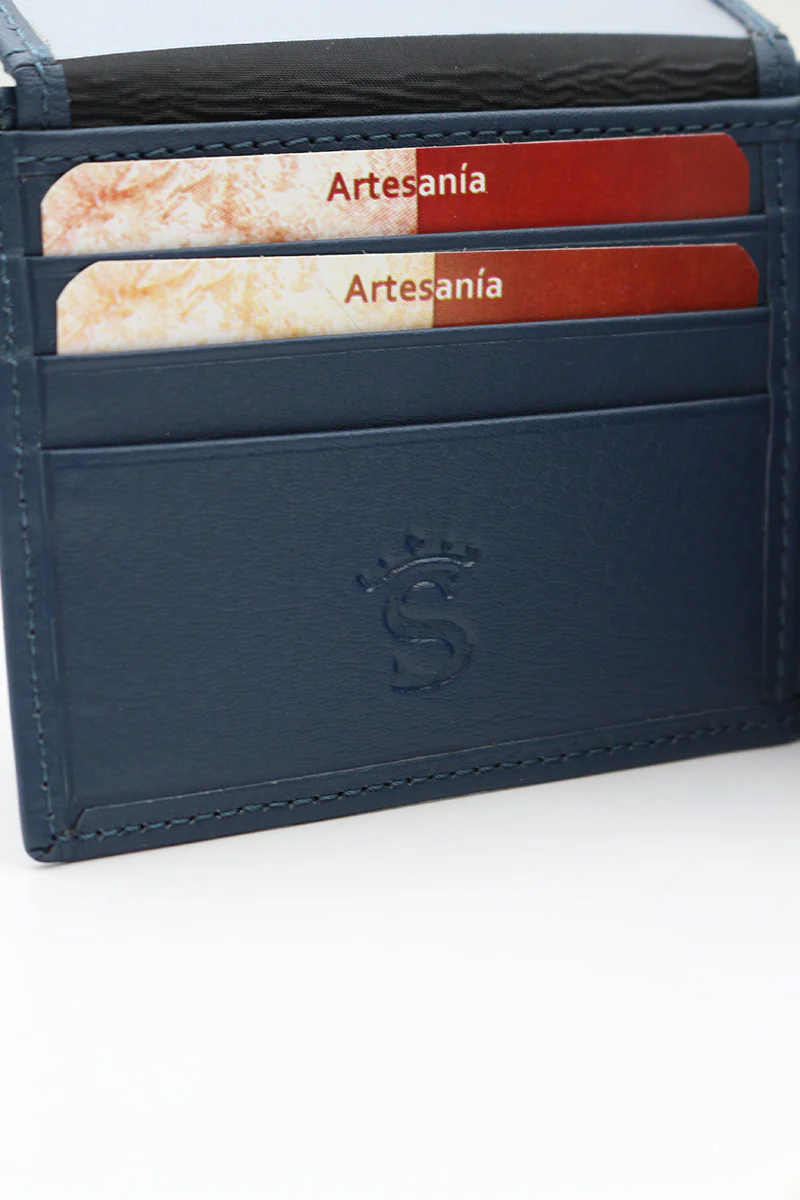 Cartera Azul