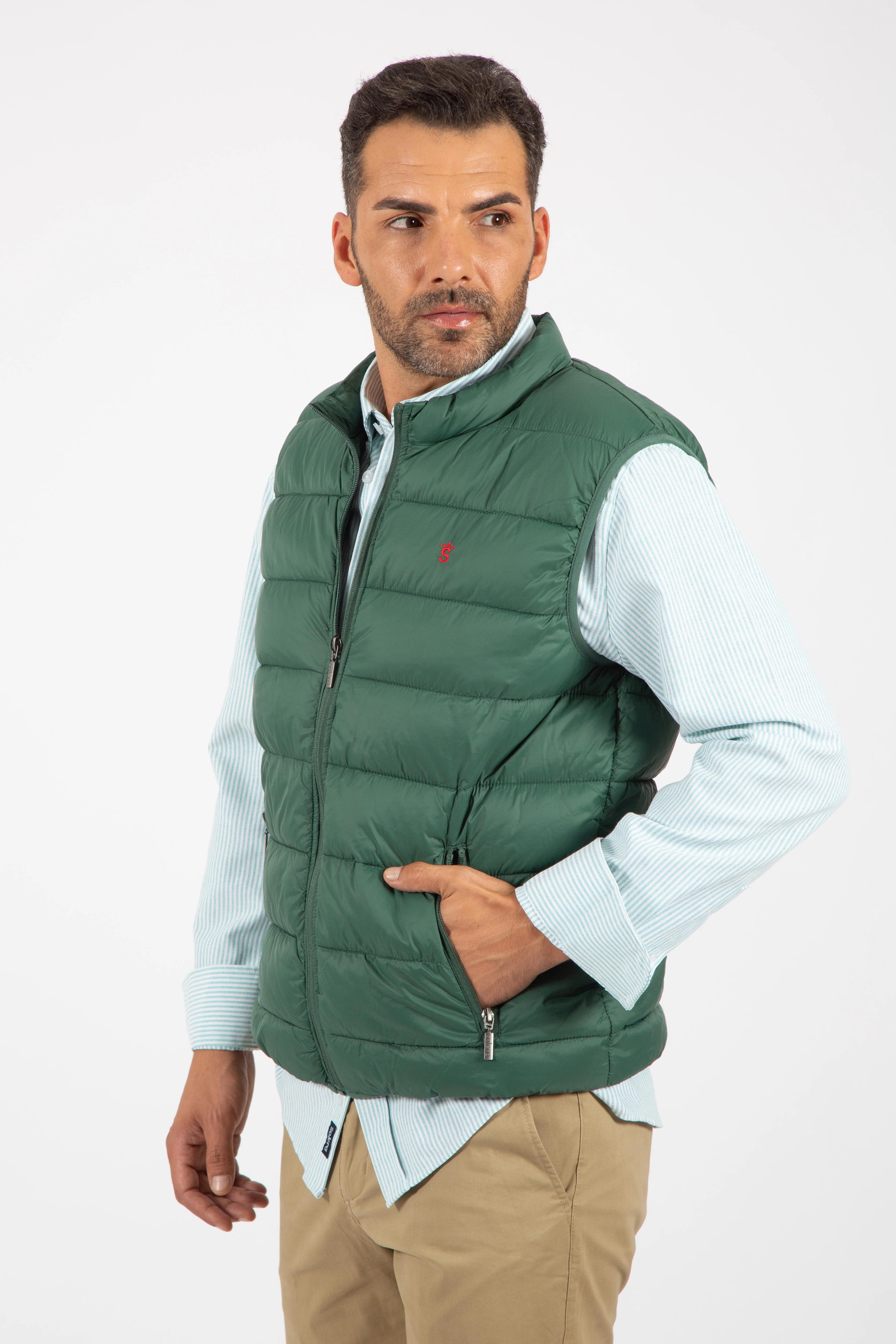 Chaleco Verde Botella - Image 4