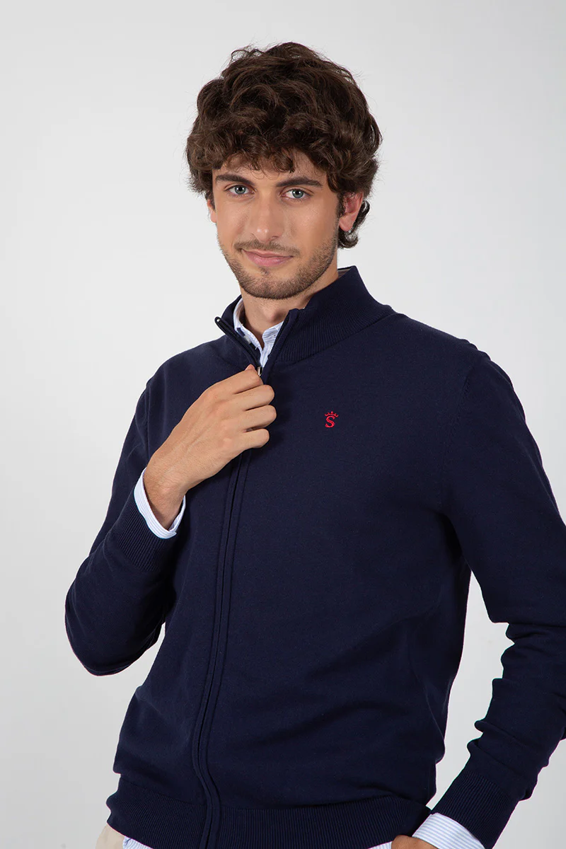 Chaqueta Cremallera Marino - Image 3