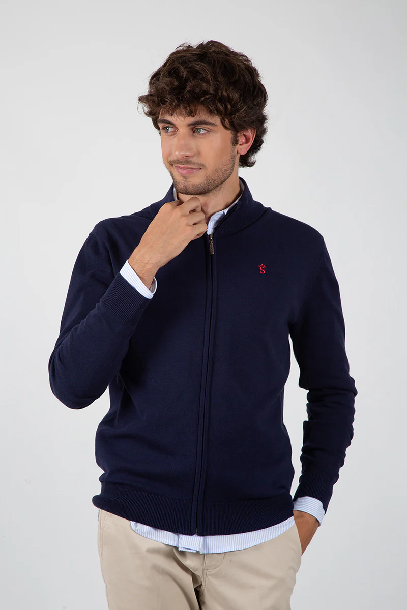 Chaqueta Cremallera Marino - Image 4