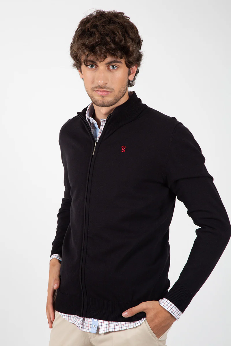 Chaqueta Cremallera Negro - Image 4