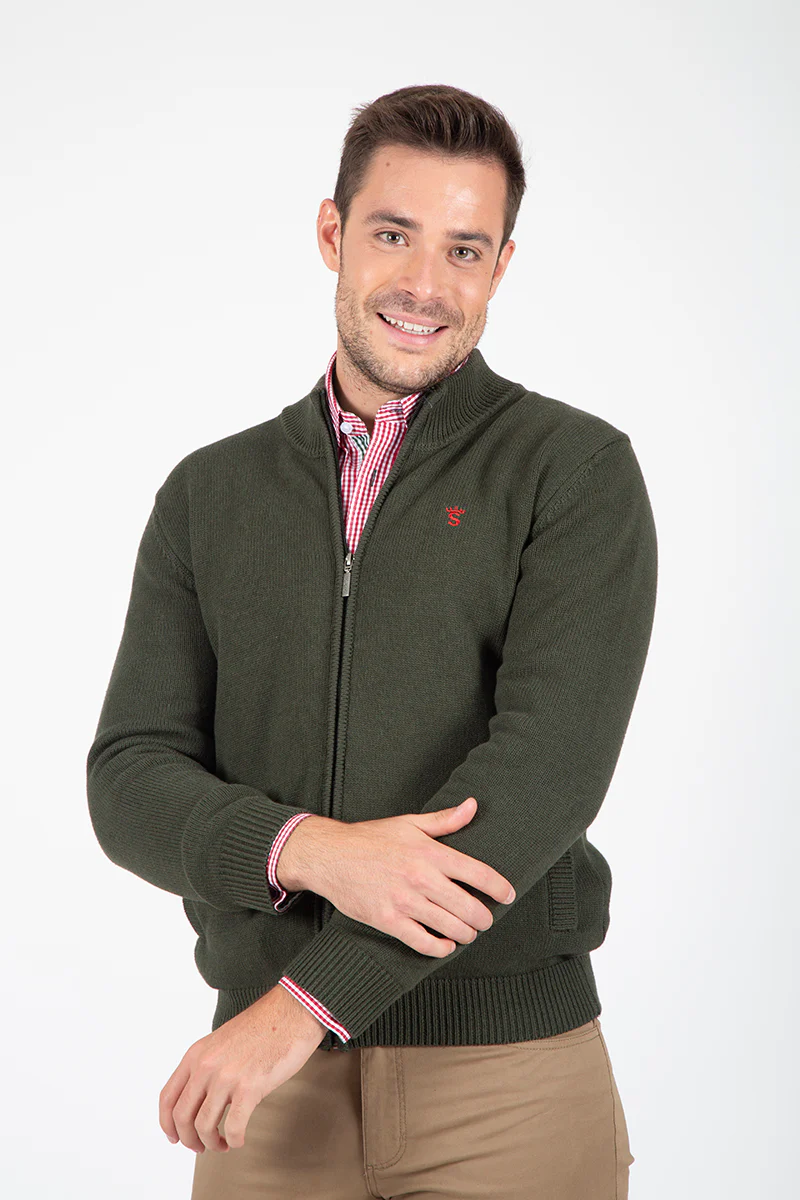 Chaqueta Punto grueso Verde - Image 2