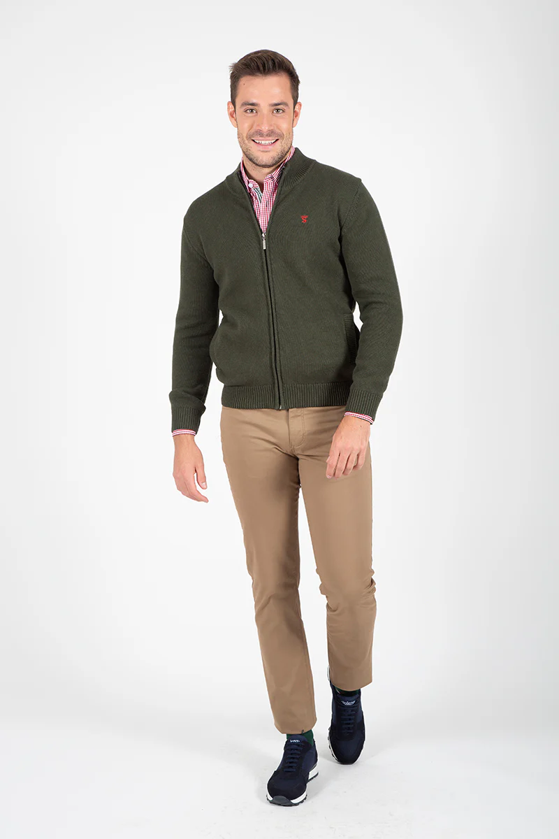 Chaqueta Punto grueso Verde - Image 6