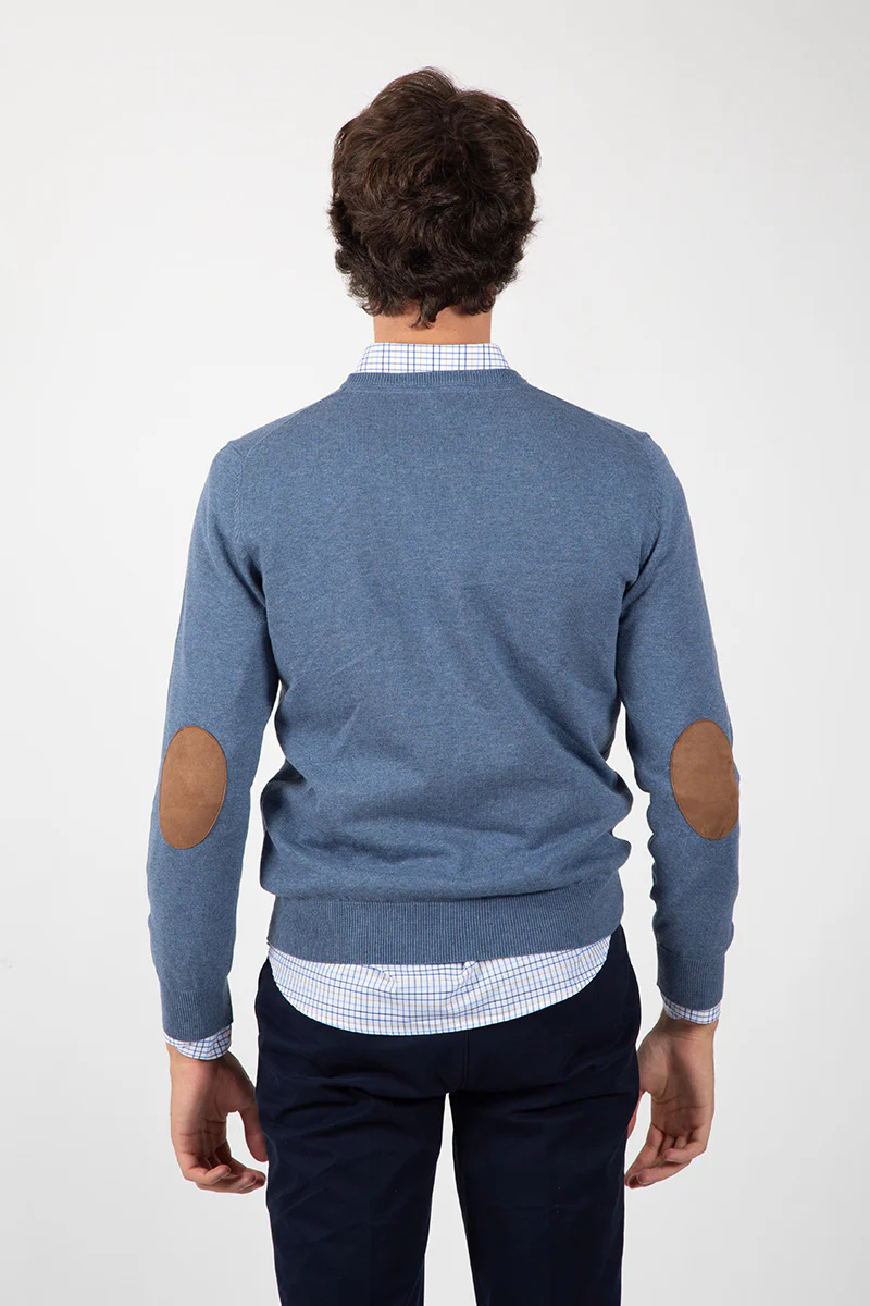 Jersey Cuello Pico Azul - Image 6