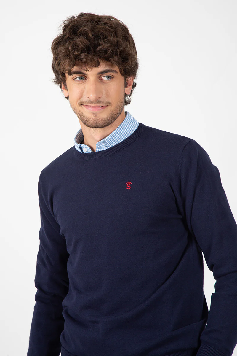 Jersey Cuello Redondo Marino - Image 3