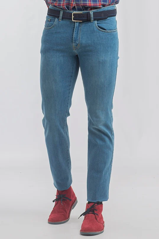 Pantalón Tejano Azul