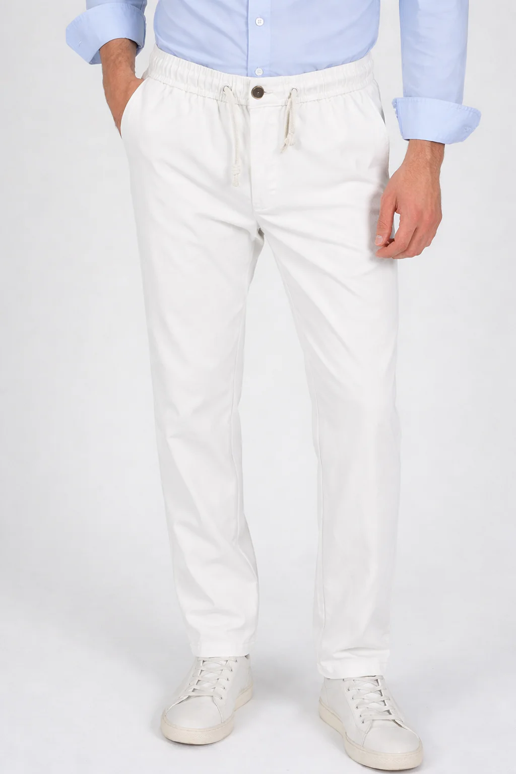 Pantalón Lino Blanco