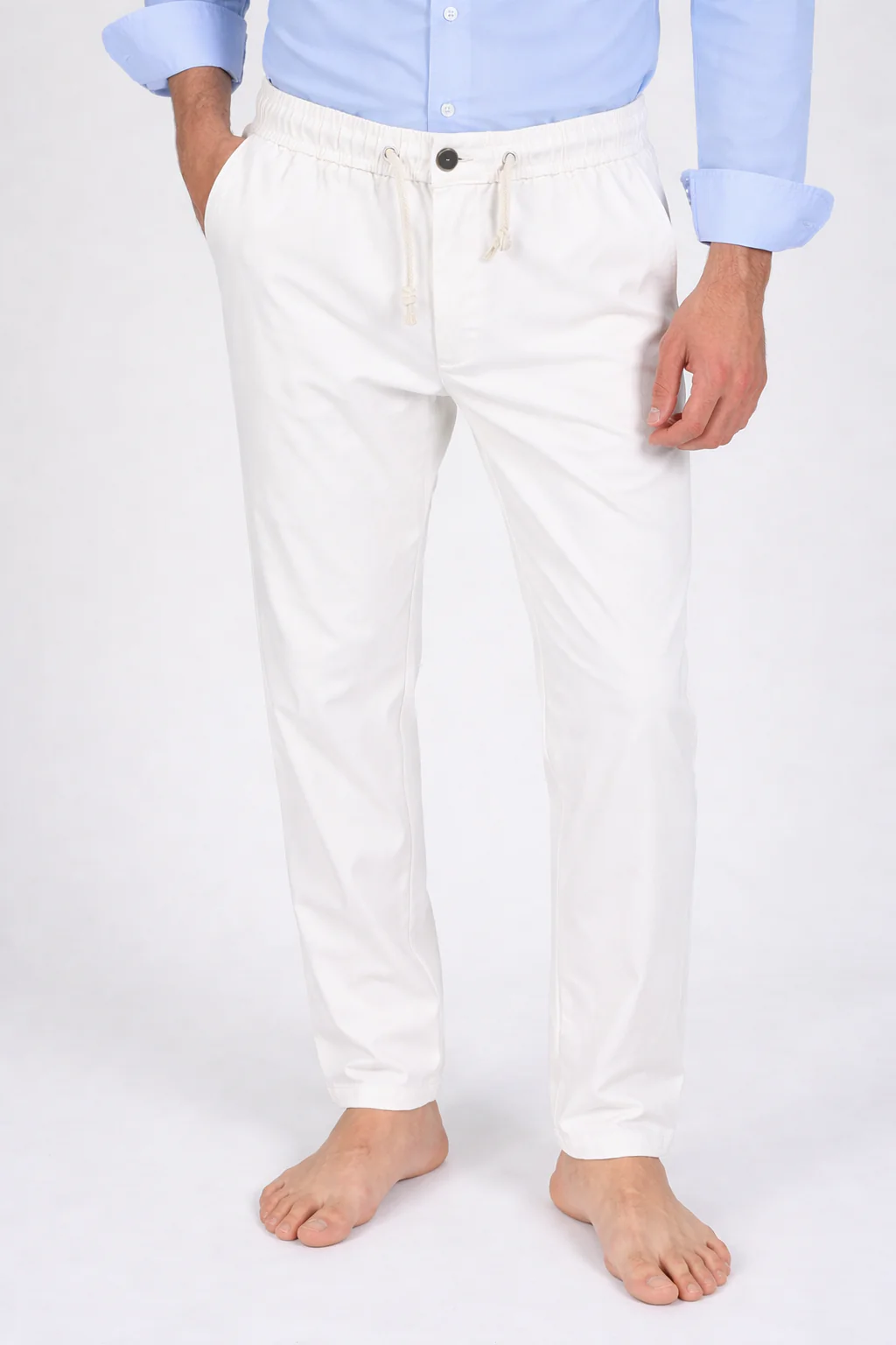 Pantalón Lino Blanco - Image 3