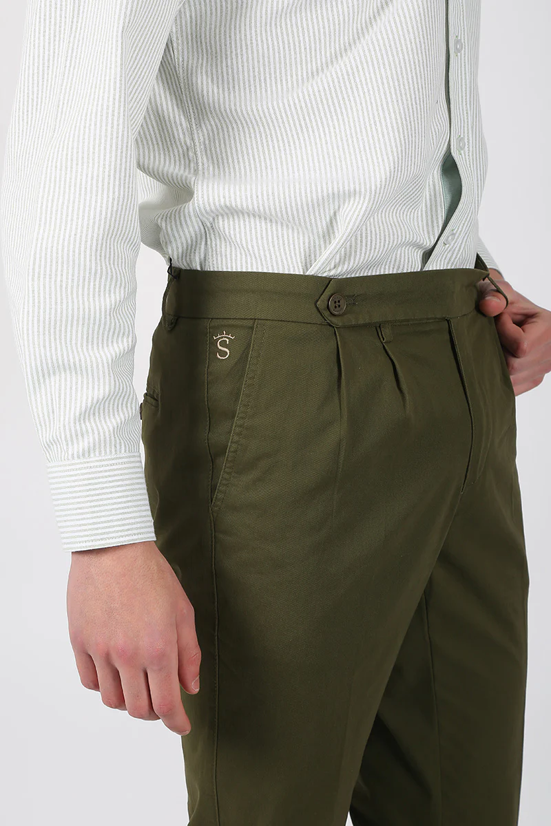 Pantalon Trabilla Kaki - Image 3