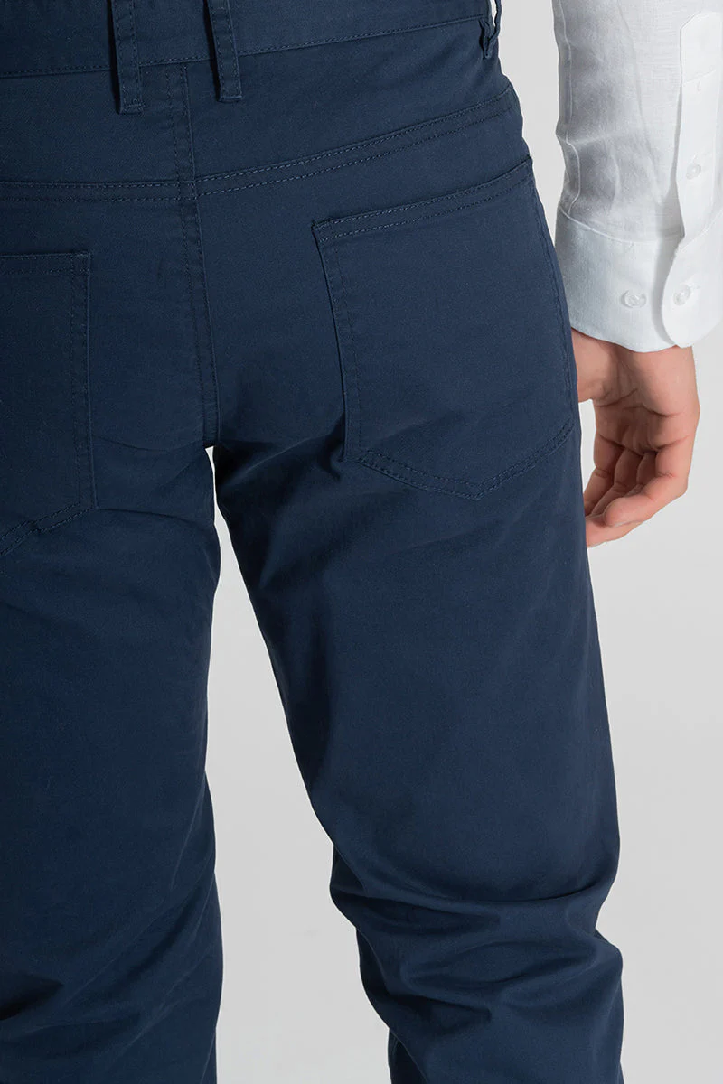 Pantalón 5 bolsillos Marino - Image 2