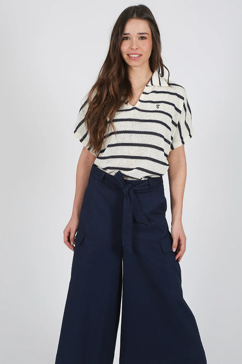 Pantalón Palazzo Capri Marino - Image 3
