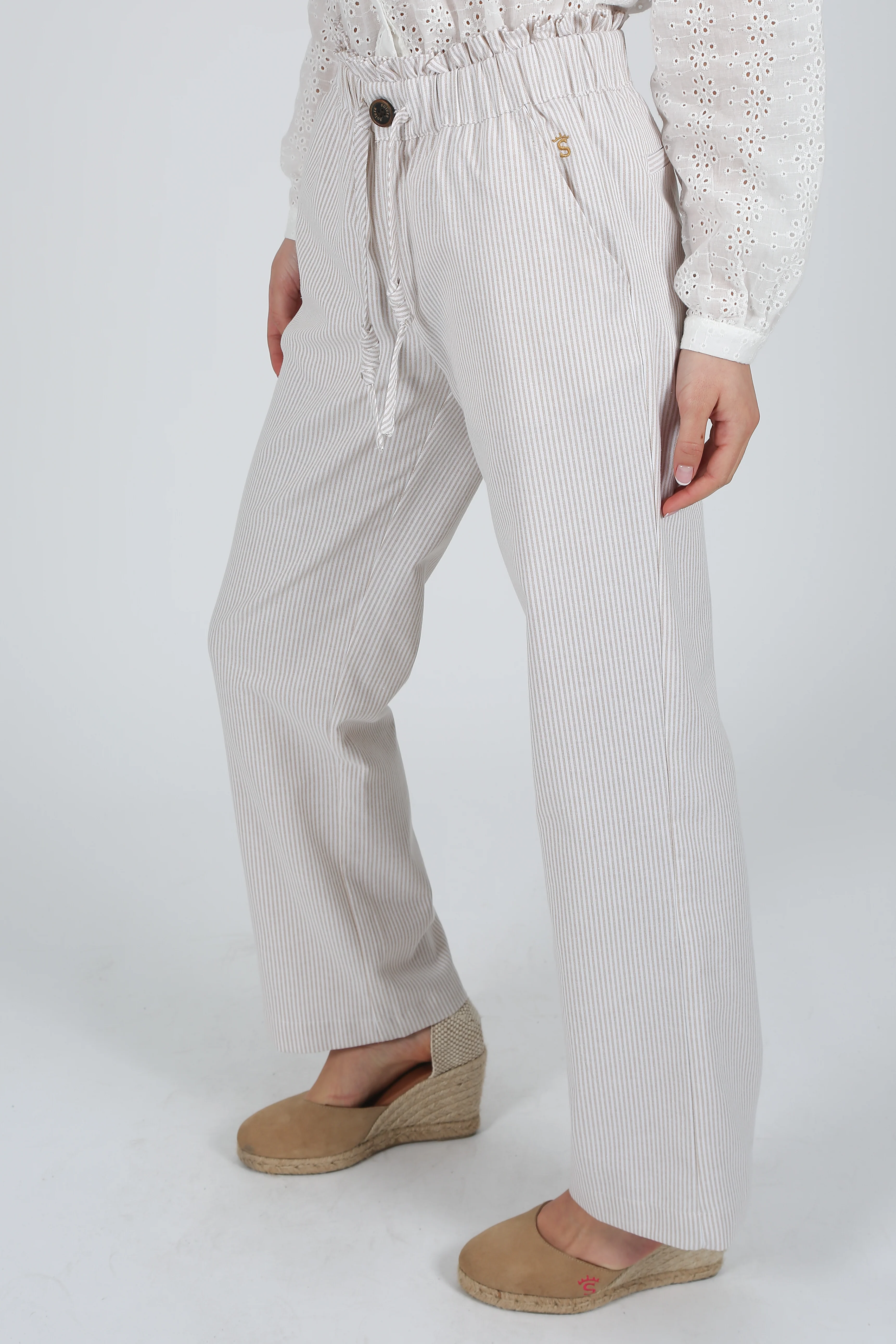 Pantalón rayas Tostado - Image 2
