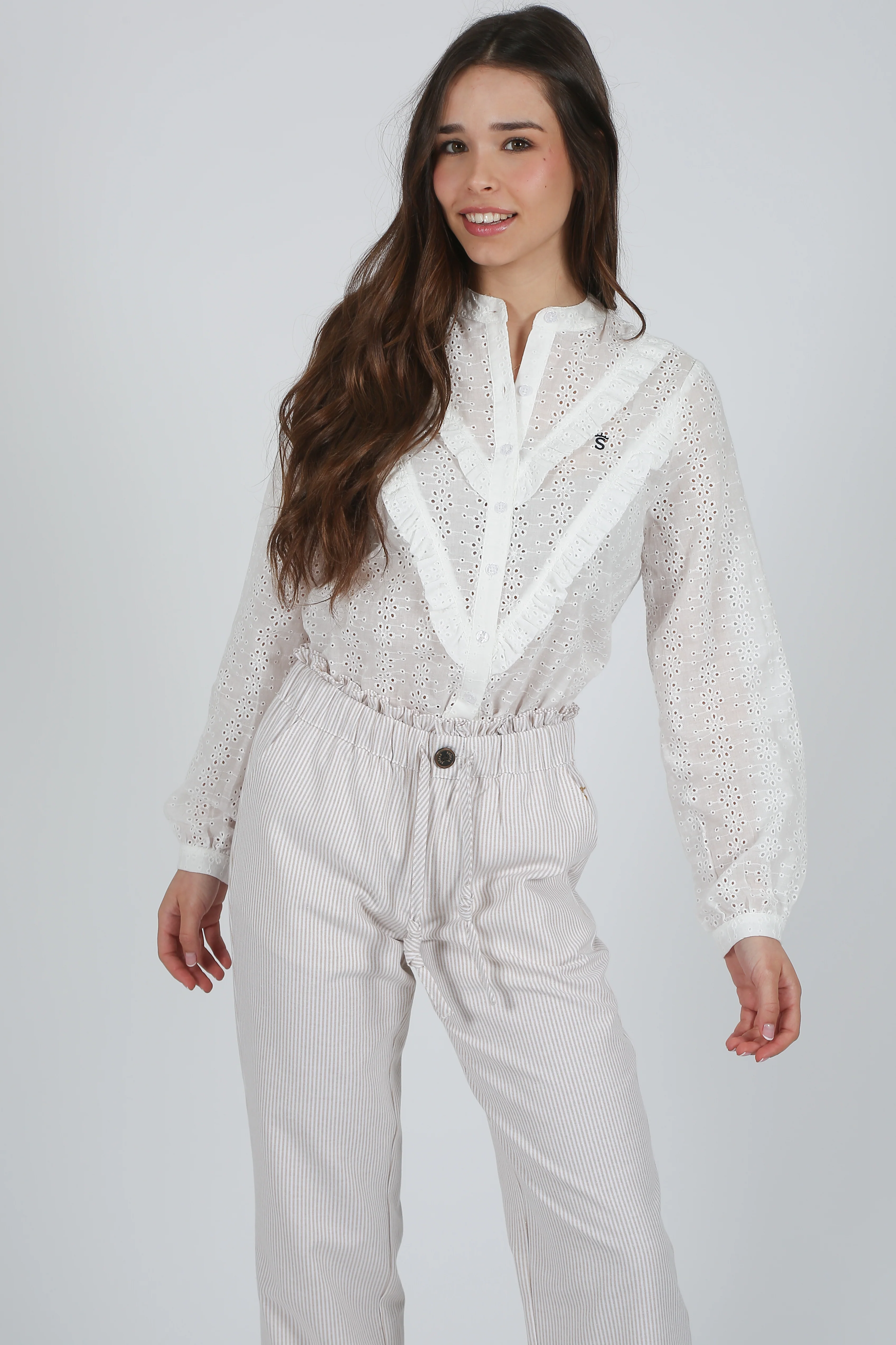 Pantalón rayas Tostado - Image 3