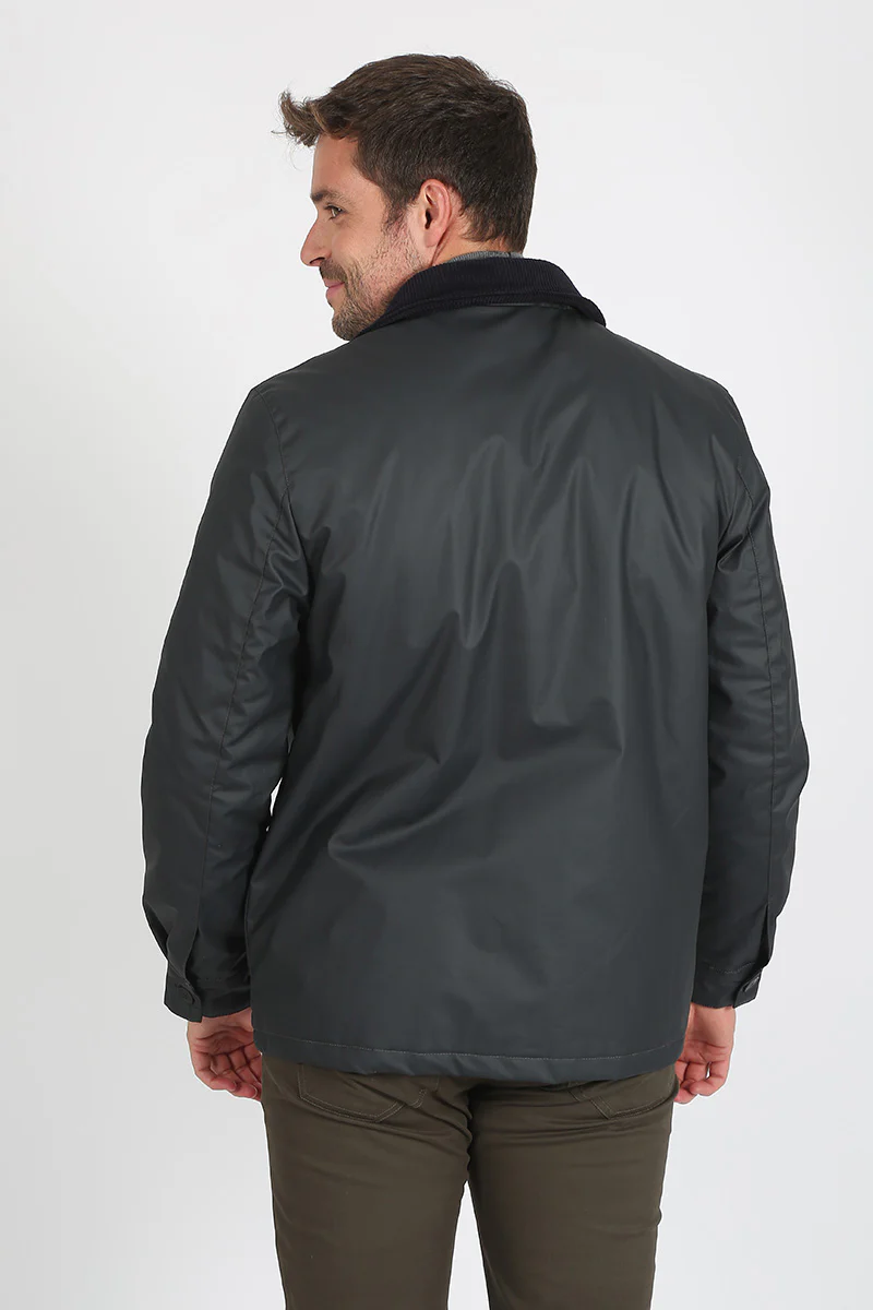 Parka Ascot Tipo Encerada Marino - Image 6