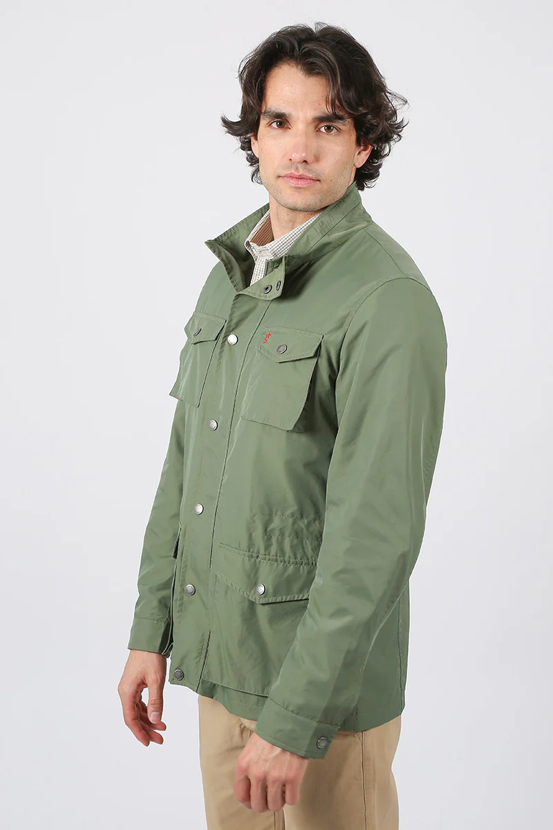 Parka Chubasquero Verde - Image 3