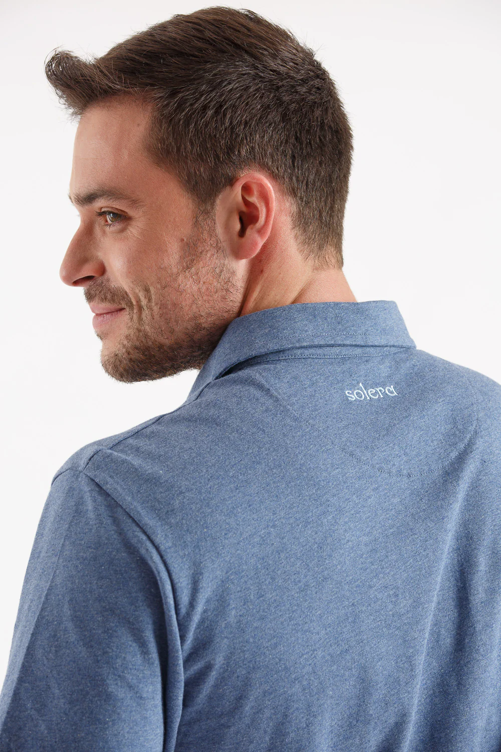 Polo azul melange - Image 12