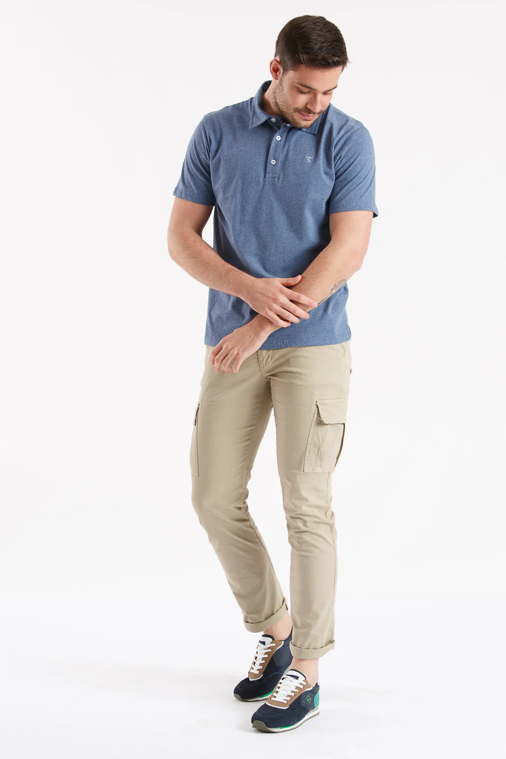 Polo azul melange - Image 2