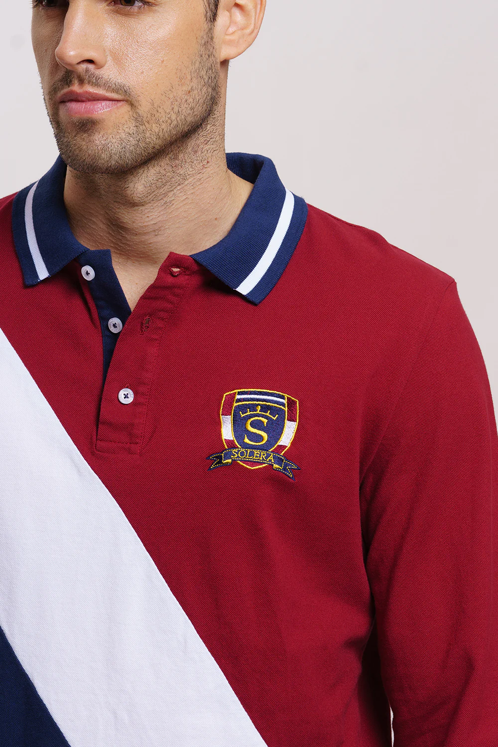 Polo Burdeos/Marino - Image 2