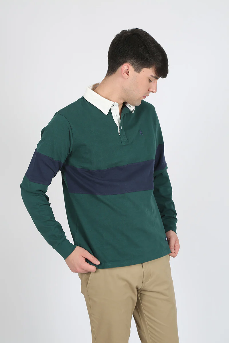 Polo franja Kaki - Image 5