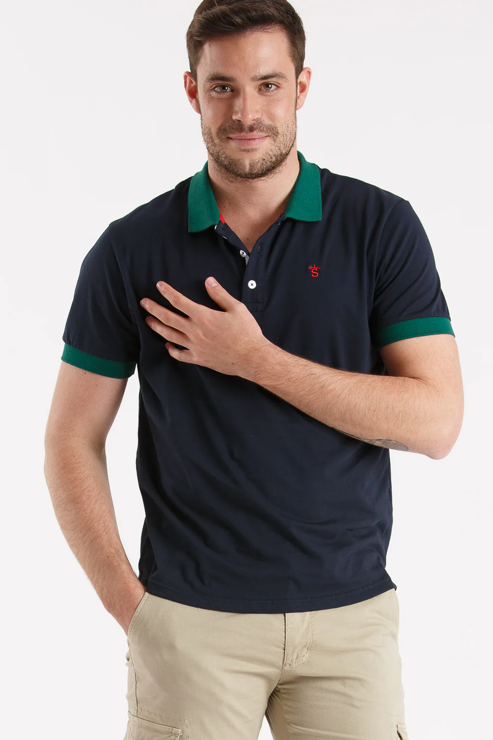 Polo marino green - Image 3