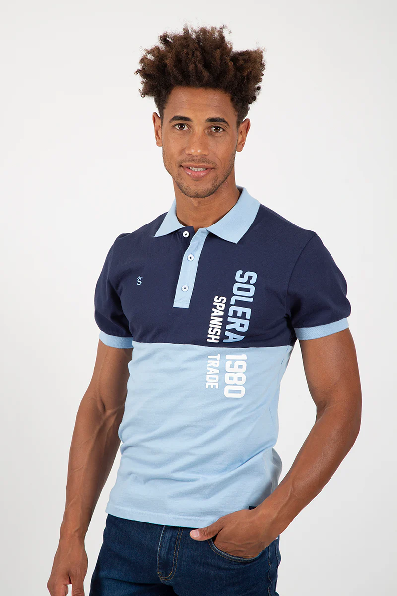 Polo marino celeste trade