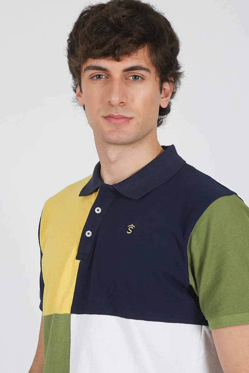 Polo arlequín Marino - Image 2