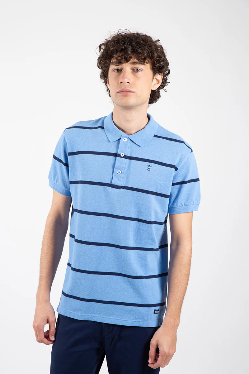 Polo raya celeste - Image 5