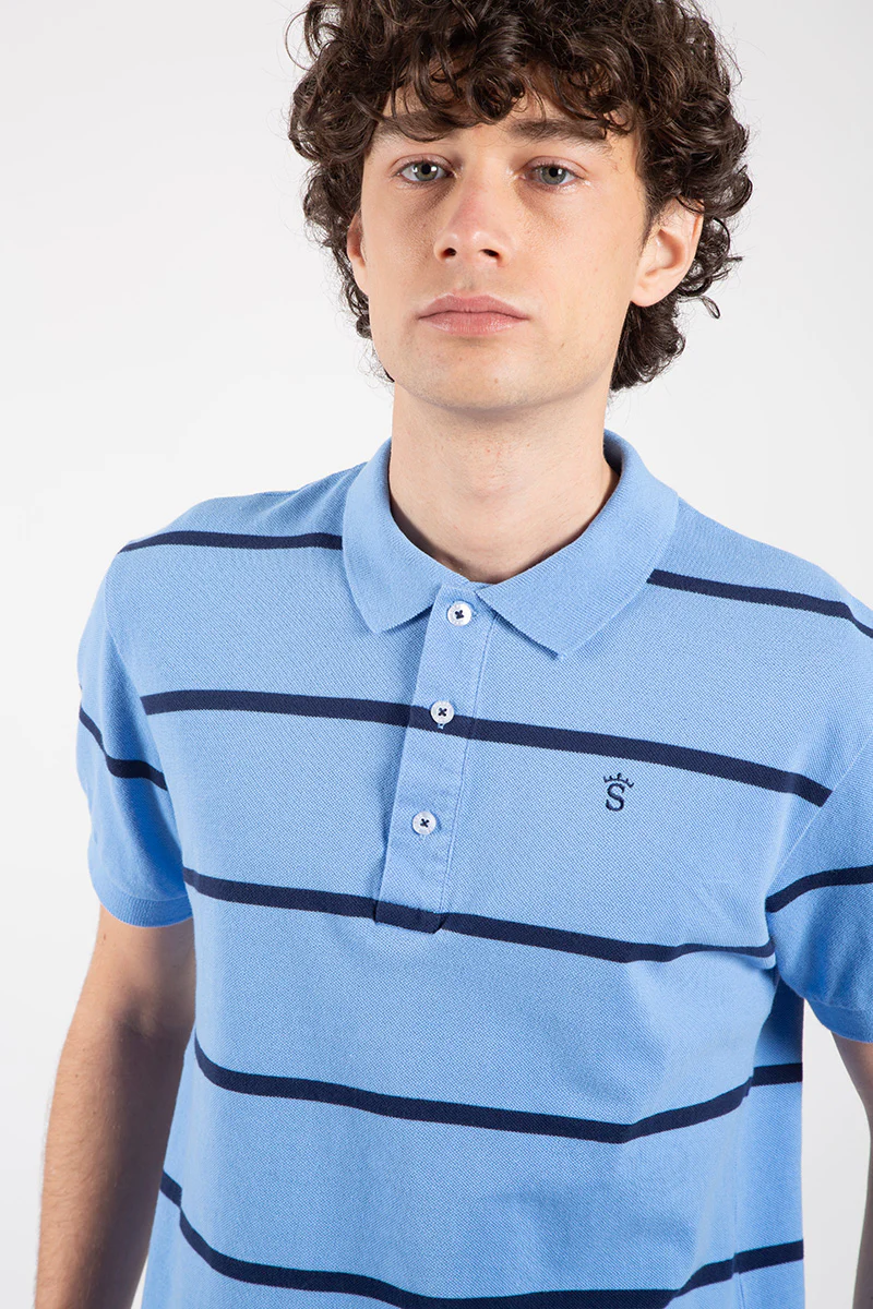 Polo raya celeste - Image 6