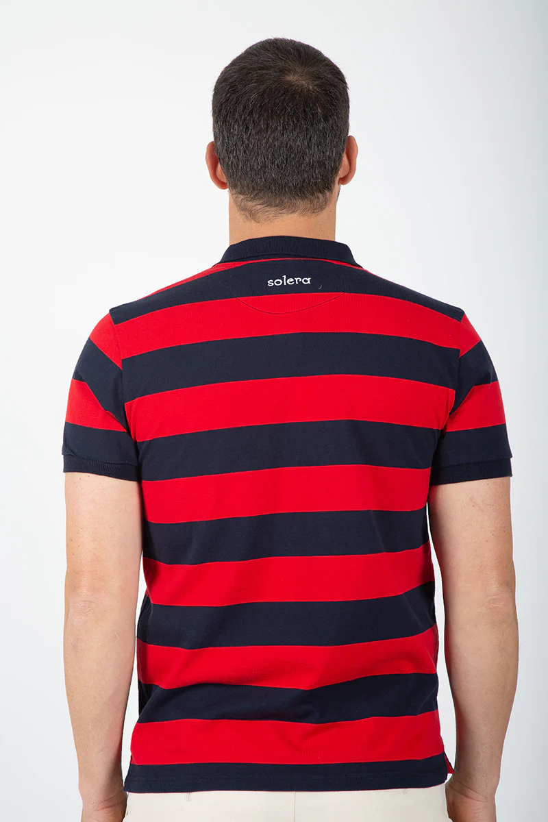 Polo Raya Roja Marino - Image 2