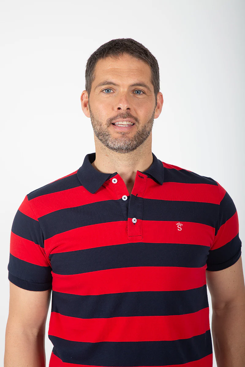 Polo Raya Roja Marino - Image 4