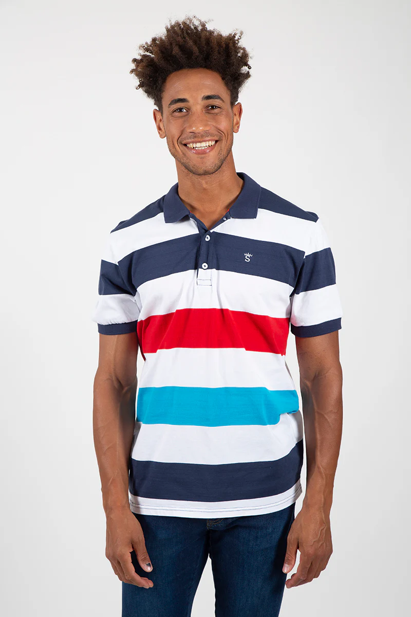 Polo raya multicolor