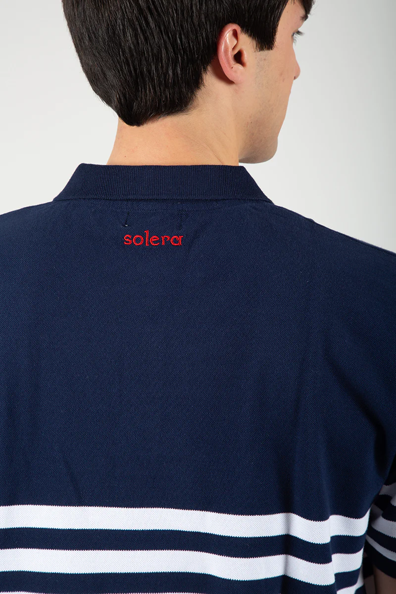 Polo rayas marino - Image 4