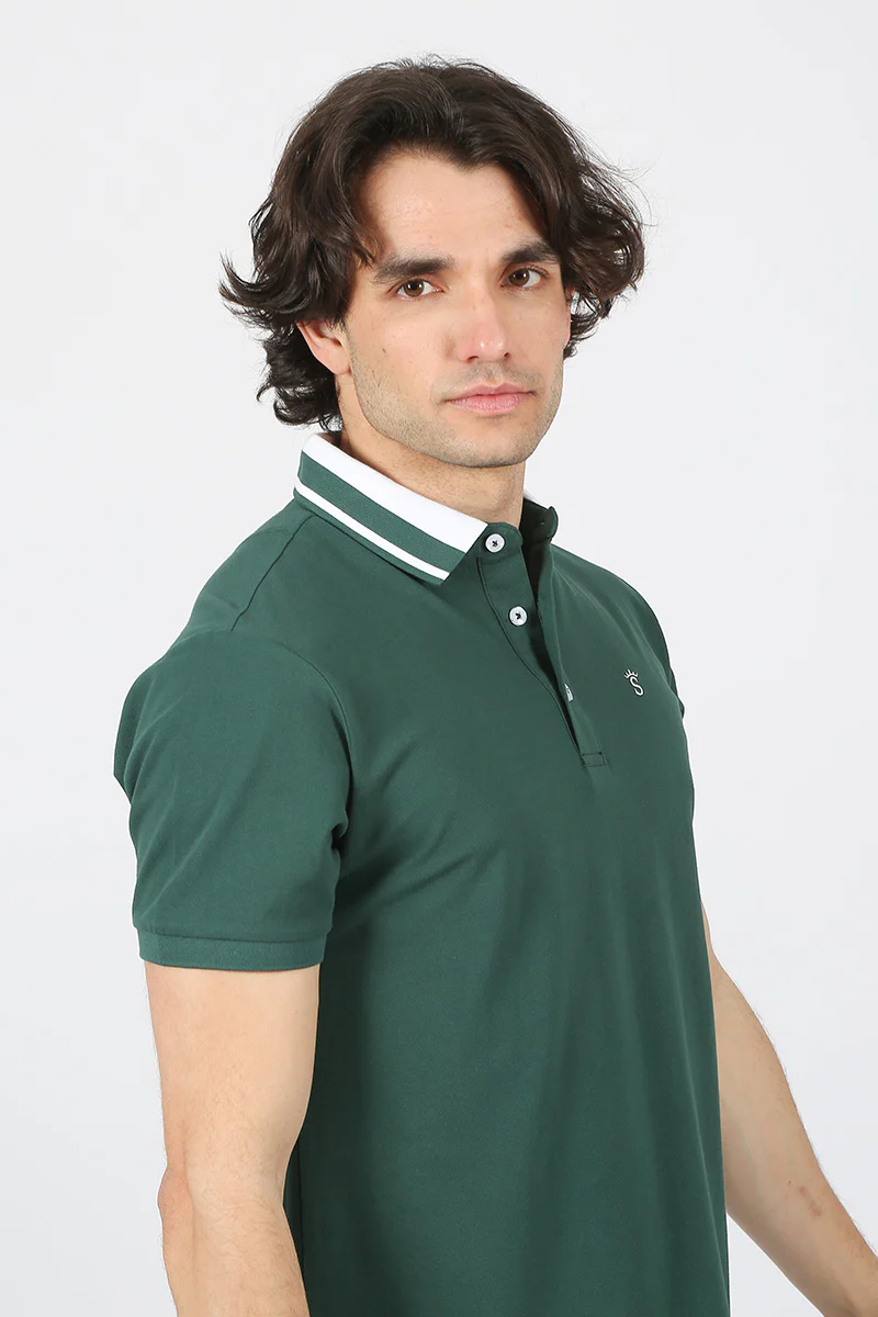 Polo Verde Botella - Image 2