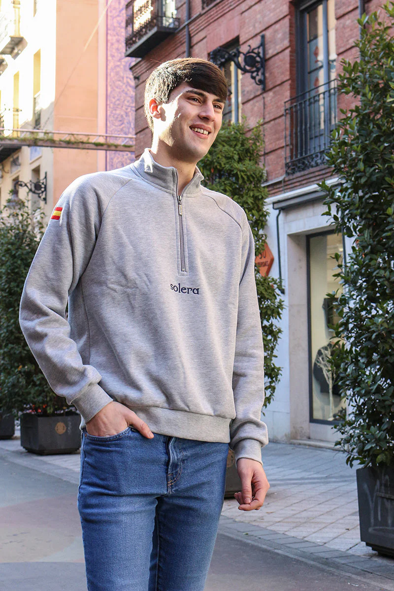 Sudadera Gris Oscuro España