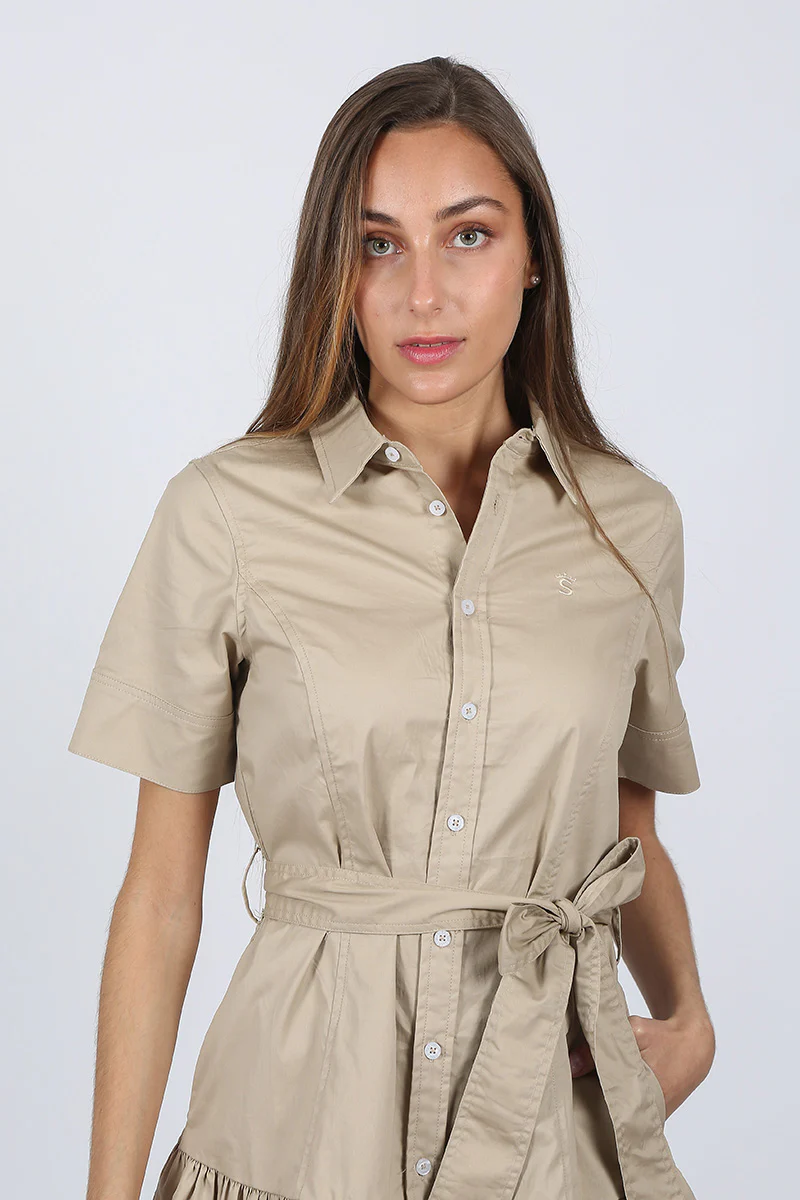 Vestido Ambaré Beige - Image 3