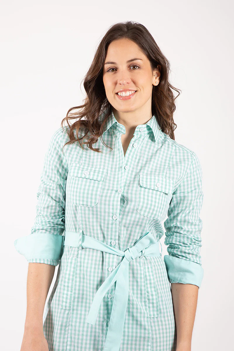 Vestido Cuadro Agua - Image 5