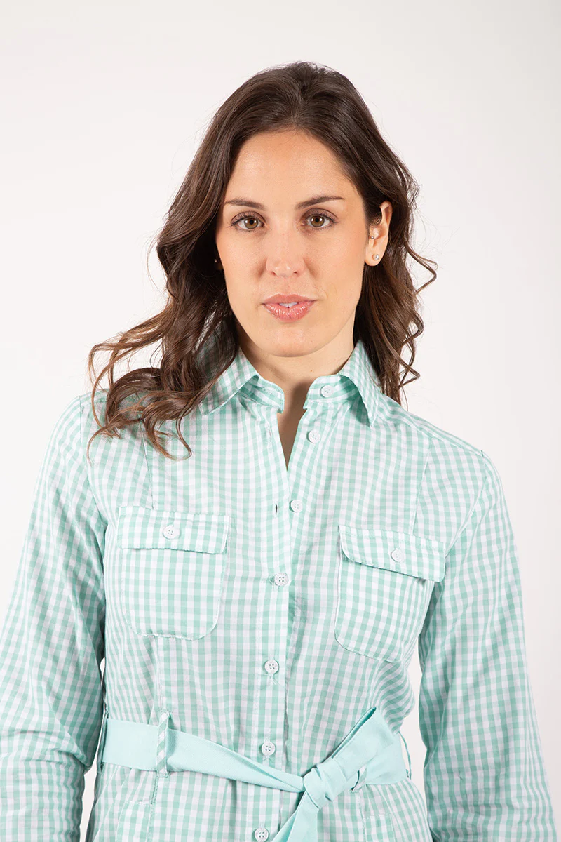 Vestido Cuadro Agua - Image 6